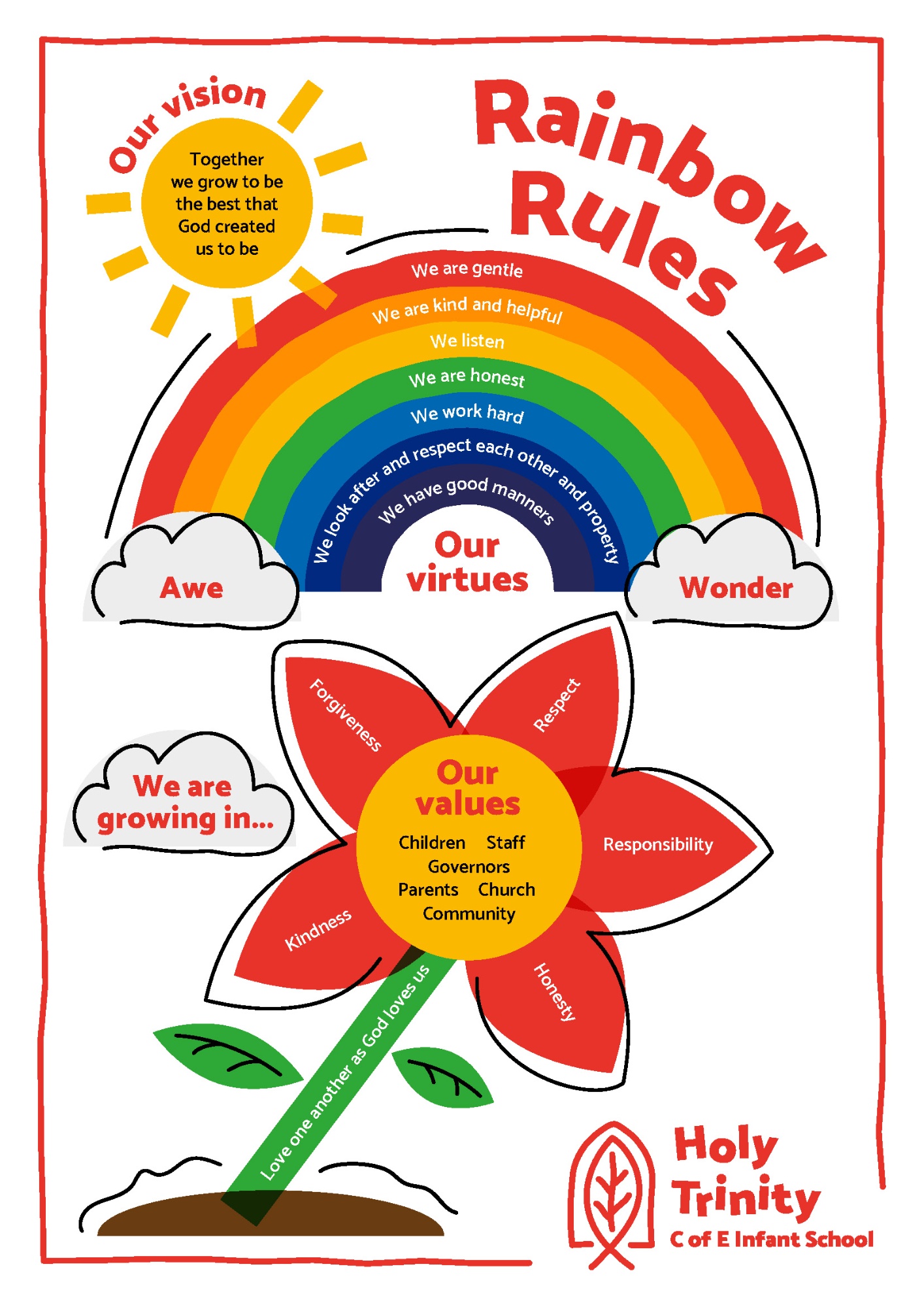 Rainbow Rules poster